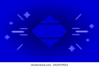 sleek navy blue background, seamlessly blending abstract elements, shadows, and gradients. This artistic banner, void of any human presence, perfectly captures the essence of technology and social 