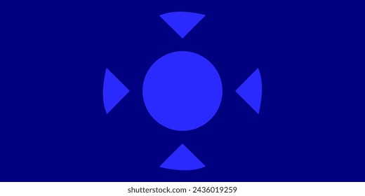 elegante fondo azul marino, que combina a la perfección elementos abstractos, sombras y degradados. Este estandarte artístico, vacío de cualquier presencia humana, captura perfectamente la esencia de la tecnología y de lo social 