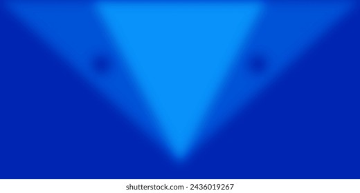 elegante fondo azul marino, que combina a la perfección elementos abstractos, sombras y degradados. Este estandarte artístico, vacío de cualquier presencia humana, captura perfectamente la esencia de la tecnología y de lo social 