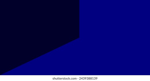 elegante fondo azul marino, que combina a la perfección elementos abstractos, sombras y degradados. Este estandarte artístico, vacío de cualquier presencia humana, captura perfectamente la esencia de la tecnología y de lo social