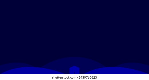 sleek navy blue background, seamlessly blending abstract elements, shadows, and gradients. This artistic banner, void of any human presence, perfectly captures the essence of technology and social