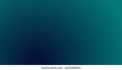A sleek navy blue to teal glow gradient, merging dark depth with radiant cool tones. Perfect for tech visuals, modern interfaces, and elegant digital designs with a futuristic touch.