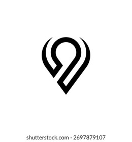 Marca elegante número 9, sugerindo crescimento e excelência. Perfeito para serviços avançados, marcas pessoais ou agências de luxo.