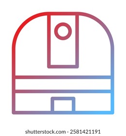 Sleek Observatory Icon with Gradient Design