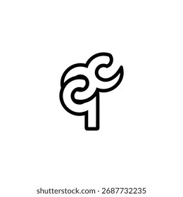 Schlankes und poliertes XQ QX Initial-Logo für innovative Marken