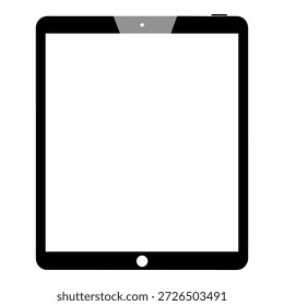 Dispositivo electrónico portátil elegante, ordenador de la tableta con la exhibición vacía ideal para exhibir contenido y App