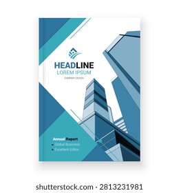 A sleek, professional annual report cover design featuring a dynamic, low-angle geometric illustration of modern skyscrapers in shades of blue. The dominant white and various blue tones convey a sense of reliability, innovation, and corporate strength. The layout is clean, with clear branding space and prominent areas for key messages, making it an ideal choice for presenting financial performance, business strategies, and corporate achievements to stakeholders.

#AnnualReport #BusinessDesign #CorporateIdentity #GlobalBusiness #CompanyOverview #ProfessionalDocument #FinancialReport #Strategy #Innovation #Leadership #Governance #Sustainability #Growth #Performance #Vision2024