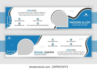 Firmas de correo electrónico elegantes y de Profesional diseñadas para fundadores Corporativas.