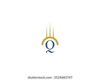 A sleek and professional logo design that combines architectural elements, such as blueprints, structural lines, and building icons, symbolizing precision and innovation in construction. This logo Q