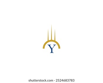 A sleek and professional logo design that combines architectural elements, such as blueprints, structural lines, and building icons, symbolizing precision and innovation in construction. This logo Y