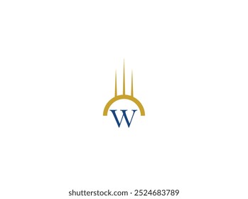 A sleek and professional logo design that combines architectural elements, such as blueprints, structural lines, and building icons, symbolizing precision and innovation in construction. This logo W