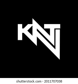 A sleek and professional monogram logo design featuring the initials "KNT" in a bold and clean typographic arrangement. Suitable for personal branding, corporate identity, tech companies
