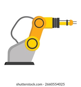 Braço robótico elegante com múltiplas articulações