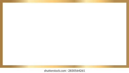 Un marco borde dorado