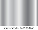 Sleek Silver Elegance: Metallic Shiny Vector Background