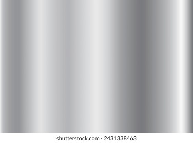Sleek Silver Elegance: Metallic Shiny Vector Background
