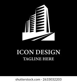 Sleek Skyscraper Building Logo Concept