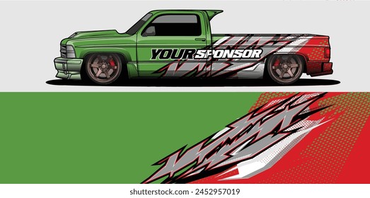 Sleek and Stylish Car Wrap Background Vectors