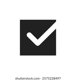 A sleek and stylish checkmark icon that is perfect for indicating approval, confirmation, or completion across various design formats. This makes it ideal for use in both websites and applications