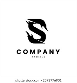 Sleek Stylized S Logo Design