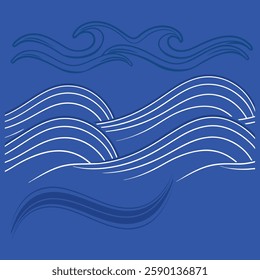 A sleek vector abstract wave background template, ideal for brochures, presentations, and branding. Features smooth, flowing curves for a dynamic and modern design.