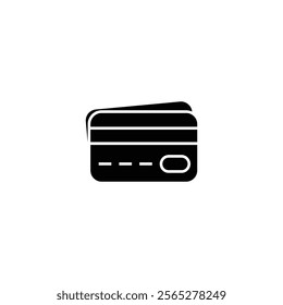 A sleek vector debit card icon, perfect for financial apps, e-commerce platforms, banking visuals, and digital payment systems.