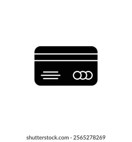 A sleek vector debit card icon, perfect for financial apps, e-commerce platforms, banking visuals, and digital payment systems.