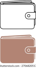 Carteras elegantes que muestran la gestión financiera. Ideal para ilustrar presupuestos, transacciones, ahorros y soluciones bancarias seguras en diseños modernos.