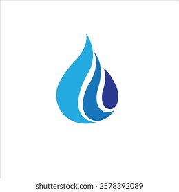 A sleek water drop logo symbolizes purity, freshness, and sustainability. It is perfect for eco-friendly brands, water companies, or wellness businesses. Modern, minimal, and versatile design.