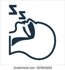 Sleep Apnea Or Sleeping Icon