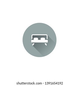 sleep, bed and pillow icon vector illustration