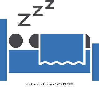 icono de color de glifo vectorial del lecho dorado