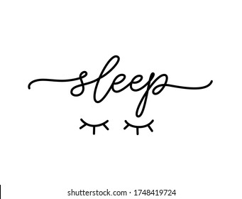 8,726 Sleep wording design Images, Stock Photos & Vectors | Shutterstock