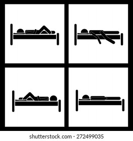 Sleep design over white background, vector illustration