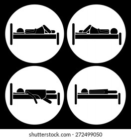 Sleep design over white background, vector illustration