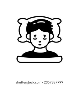 Sleep Disorder icon in vector. Illustration