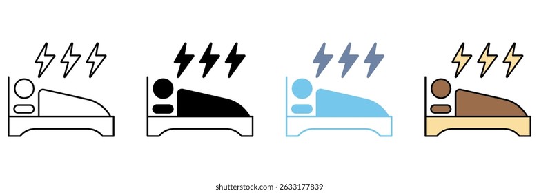 SLEEP DISORDERS concept line icon. Simple element illustration.