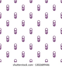 Sleep door tag icon. Flat illustration of sleep door tag vector icon for web design