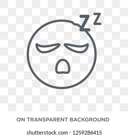 Sleep emoji icon. Sleep emoji design concept from Emoji collection. Simple element vector illustration on transparent background. - Powered by Shutterstock - Get 15% off with code: PIKWIZARD15