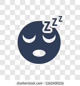 Sleep emoji icon. Trendy Sleep emoji logo concept on transparent background from Emoji collection - Powered by Shutterstock - Get 15% off with code: PIKWIZARD15