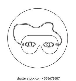 sleep eye mask icon