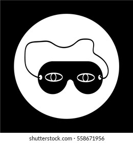 sleep eye mask icon