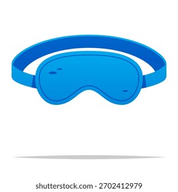 Sleep eye mask vector isolated illustration