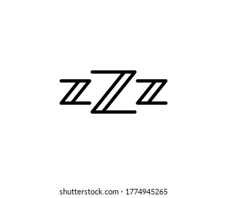 Sleep flat icon. Thin line signs for design logo, visit card, etc. Single high-quality outline symbol for web design or mobile app. Sleep outline pictogram.