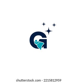 Sleep G letter logo design template elements. Modern abstract digital alphabet letter logo. Vector illustration. Sleep letter logo.