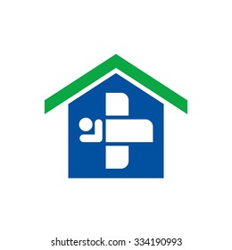 sleep health care. logo and symbol.
