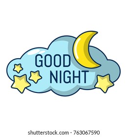 Sleep icon. Cartoon illustration of sleep vector icon for web