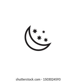 Sleep icon design template. Trendy style, vector eps 10