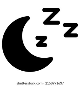 sleep icon design, vector illustration, best used for presentations