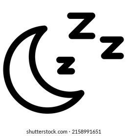 sleep icon design, vector illustration, best used for presentations